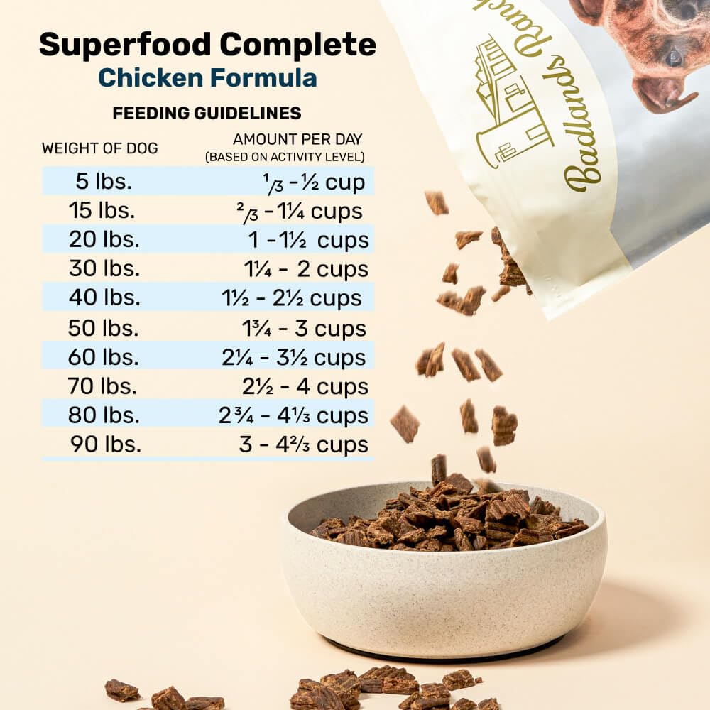 BADLANDS RANCH - Superfood Complete, Air-Dried Adult Dog Food - High Protein, Zero Fillers, Superfood Nutrition by Katherine Hei