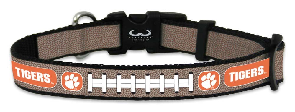 Ncaa Clemson Tigers Reflective Football Collar, Small