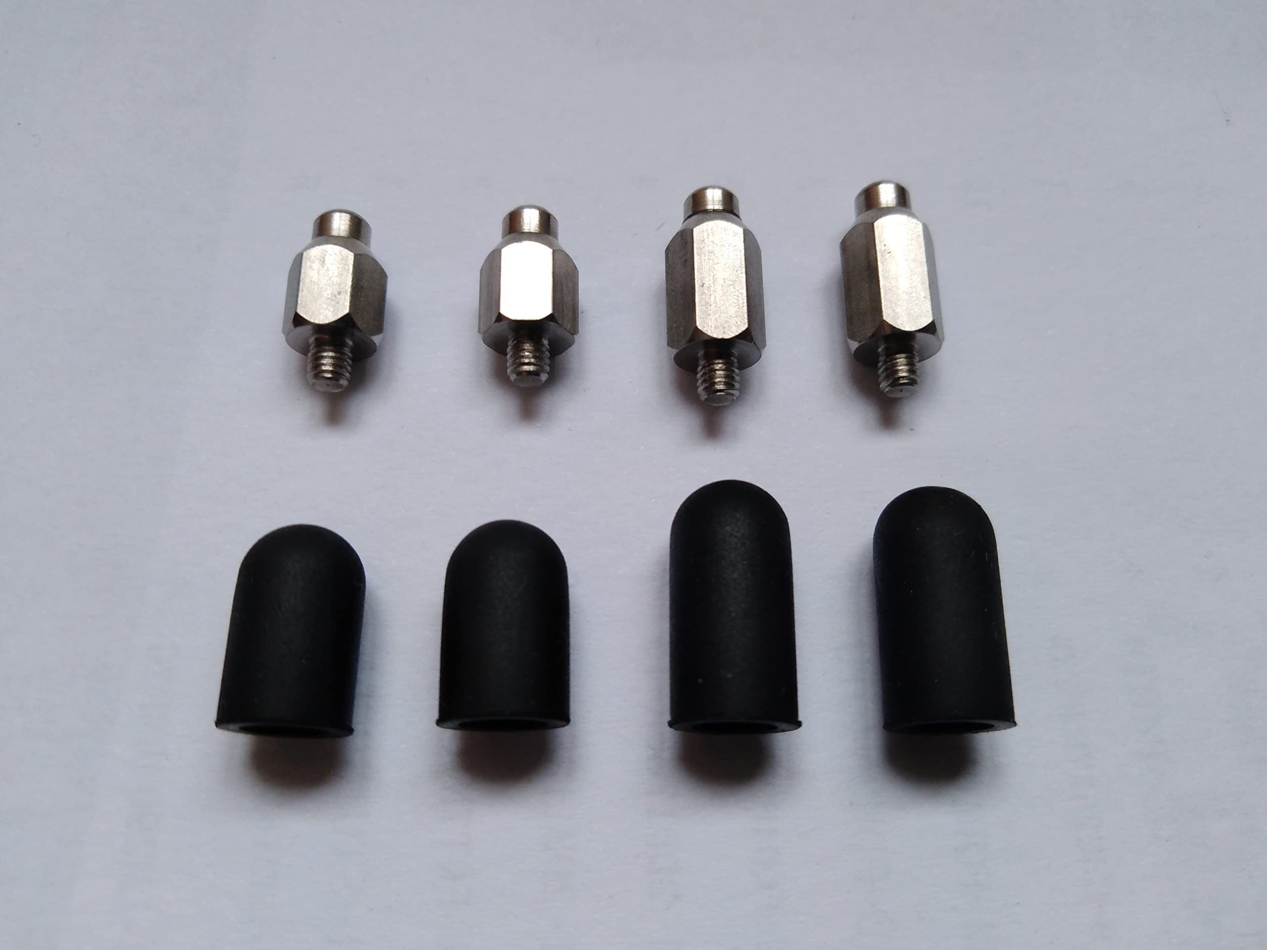 Replacement Prong/Probe/Contact Point W/Conductive Silicone Rubber Cap Tip For Dog Training Shock Collar/E Electric Electronic R