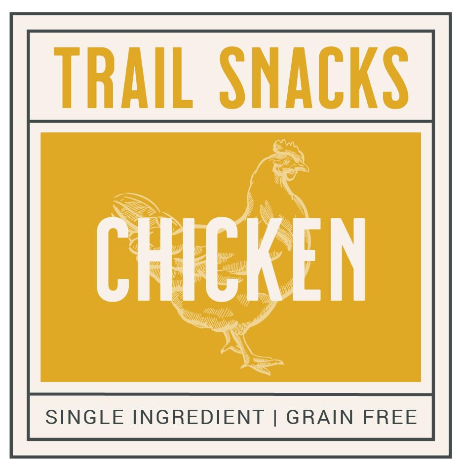 MONTANA DOG FOOD CO. Freeze-Dried Chicken Breast Dog Treats (Trail Snacks) - 100% All- Natural, Single Ingredient, High Protein,