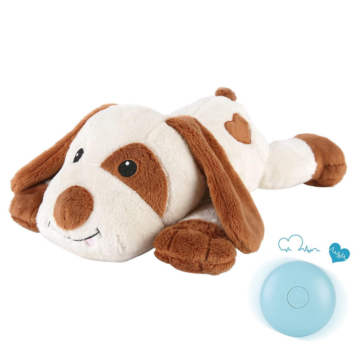 Weok Puppy Heartbeat Toy, Dog Heartbeat Toy For Separation Anxiety Relief, Puppy Toy With Heartbeat Stuffed Animal Anxiety Calmi