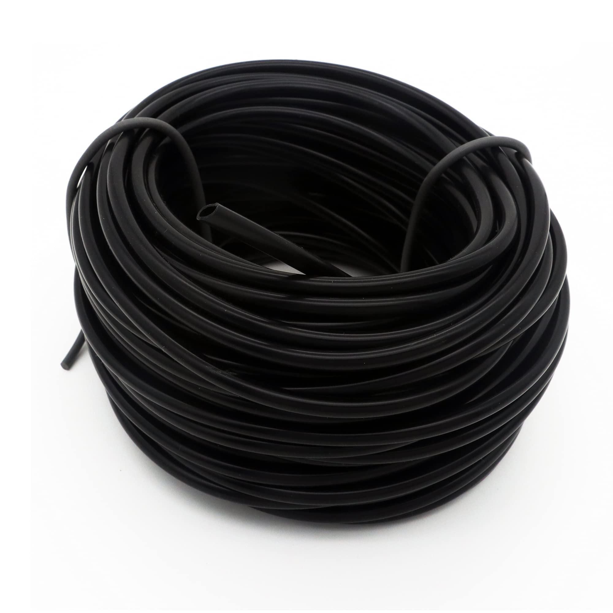 Alegi 100 Feet 3/16 Inch Standard Aquarium Silicone Airline Tubing With Check Valves, Suction Cups And Connectors For Fish Tank,