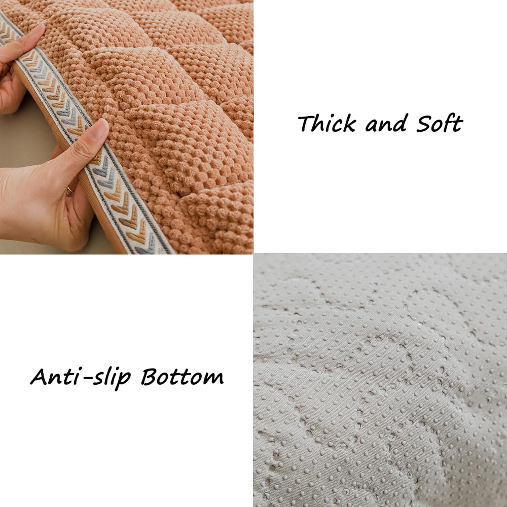 Awjcsv Dog Couch Cover Protector, Couch Cover For Dogs Washable, Pet Couch Covers For Sofa, Non Slip Dog Bed Sofa Cover (Drown,