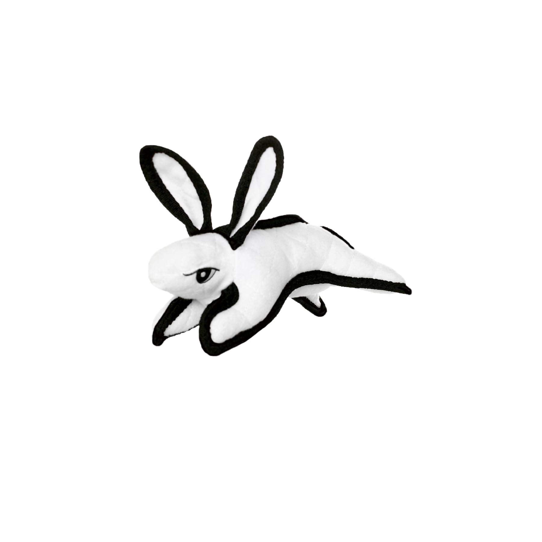 TUFFY - World s Tuffest Soft Dog Toy - Barnyard Rabbit -Squeakers - Multiple Layers. Made Durable, Strong & Tough.Interactive P