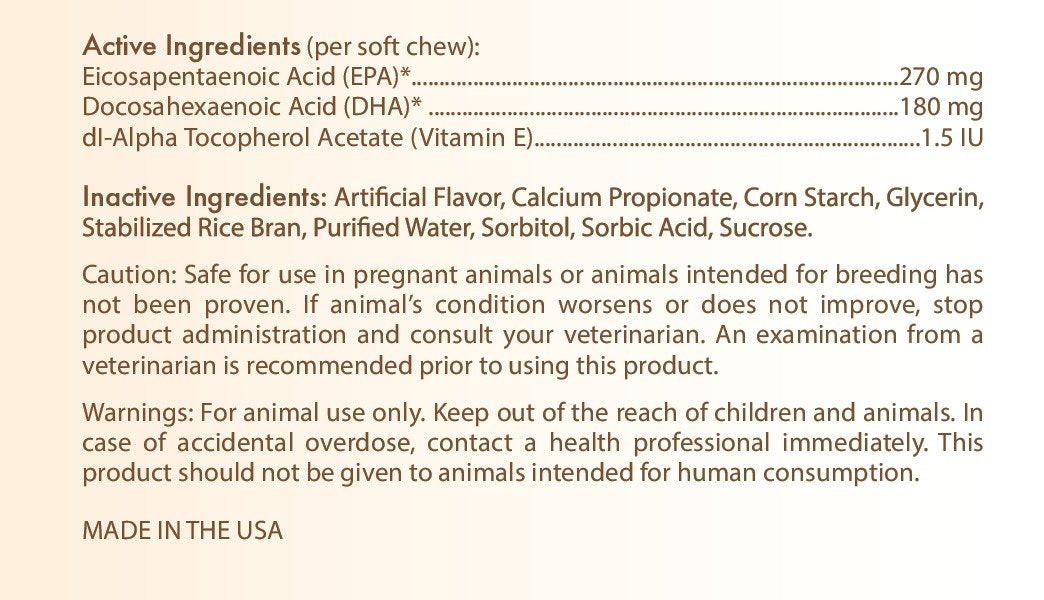 Healthy Breeds Yorkshire Terrier Omega HP Fatty Acid Skin and Coat Support Soft Chews 60 Count