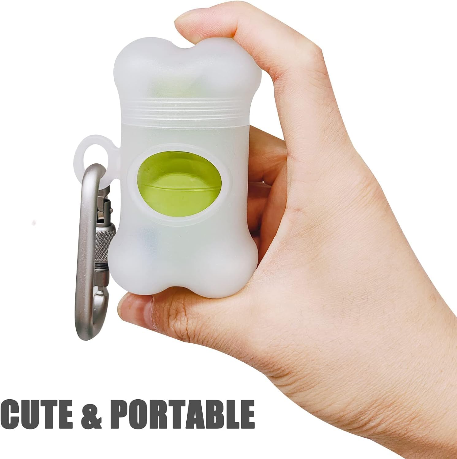 Dog Poop Bags Holder For Leash|Dog Baggie Dispenser With Leak-Proof 30 Poo Bags For Leash On The Go For Walking Doggie Outdoor