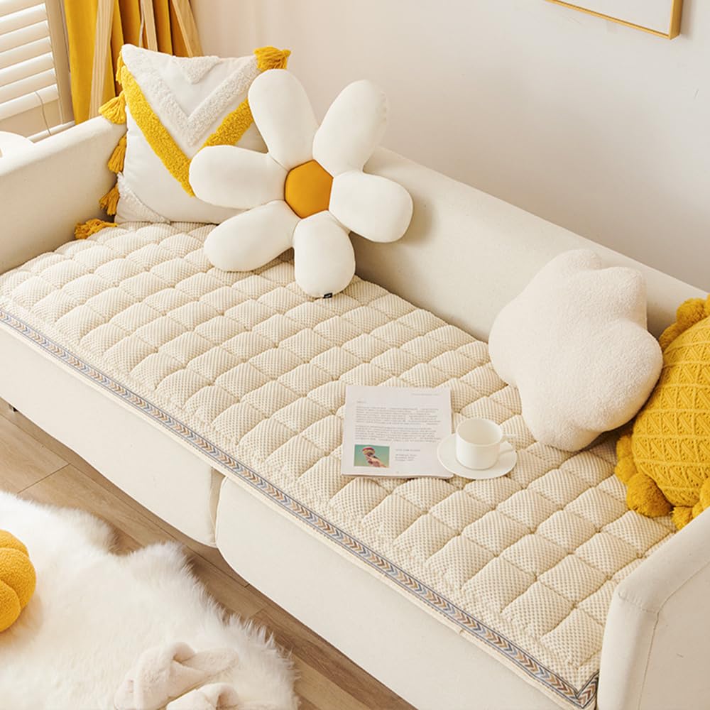 Awjcsv Dog Couch Cover Protector, Couch Cover For Dogs Washable, Pet Couch Covers For Sofa, Non Slip Dog Bed Sofa Cover (Beige, 