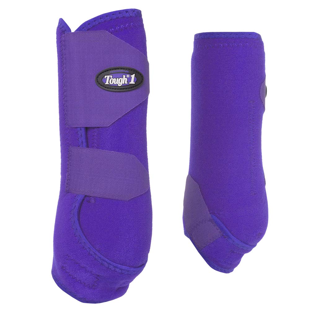 Tough 1 Extreme Vented Sport Boots Set, Purple, Medium