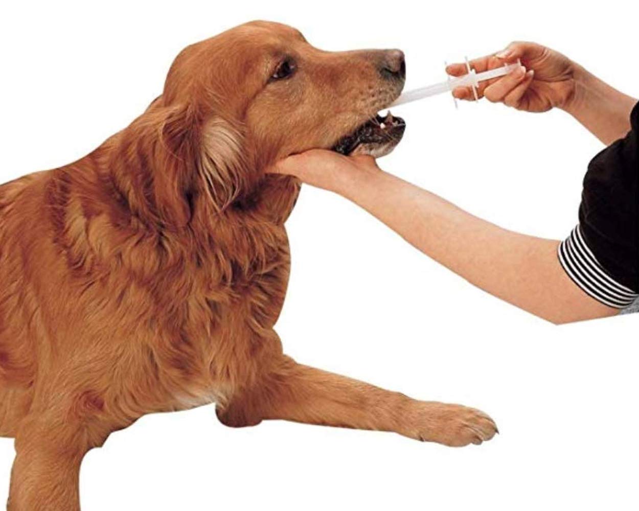 DS. DISTINCTIVE STYLE Dog Pill Shooter 2 Pieces Pet Piller Pill Dispenser for Large Dogs Handy Pill Gun for Medium to Large Bree