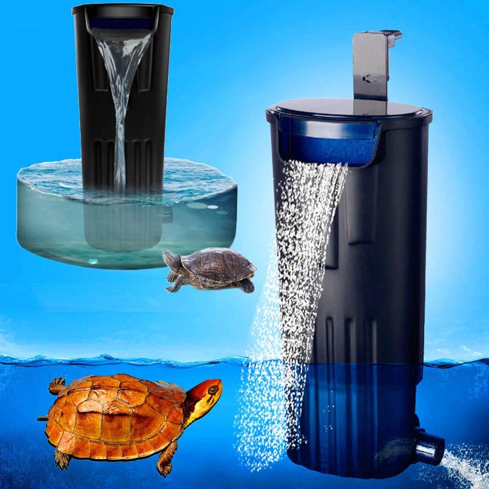 Londafish Turtle Filter Water Submersible Filter For Turtle Tank/Aquarium 600L/H Filtration Low Water Level Filter