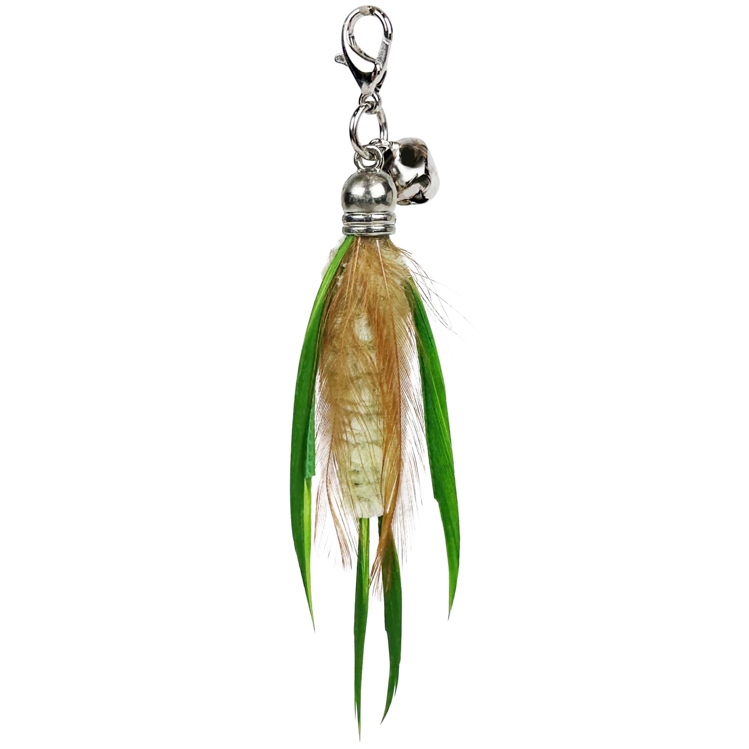 Ttcat Cat Feather Toys, 3 Pcs Mini Insects Refills, Cat Toys Replacement Feathers For Cat Kitten Wand