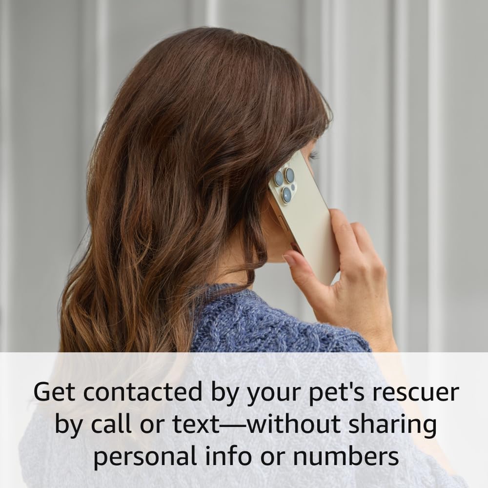 Ring Pet Tag | Easy-To-Use Tag With Qr Code | Real-Time Scan Alerts | Shareable Pet Profile | No Subscription Or Fees