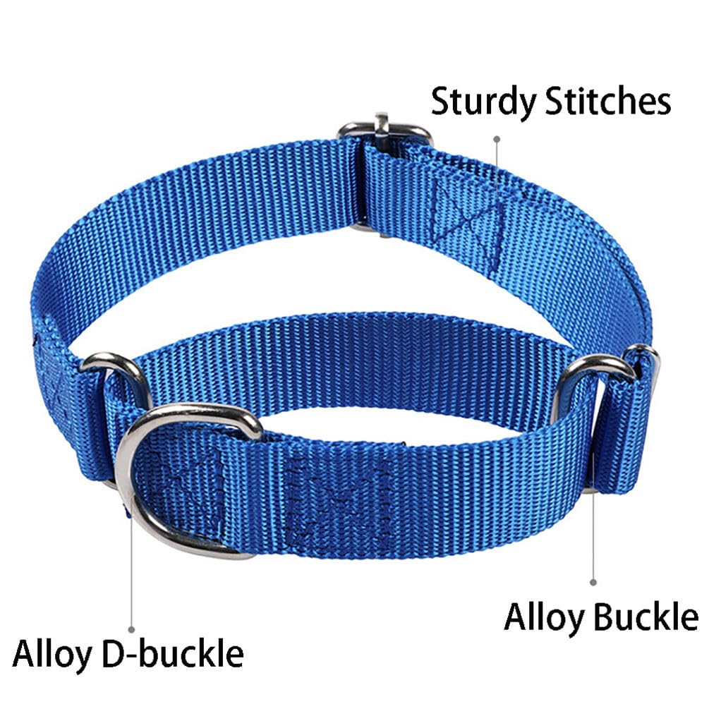 Martingale Dog Collar, Escape Proof Dog Choke Collar No Pull Cinch Dog Training Collars Adjustable For Small Medium Large Breed