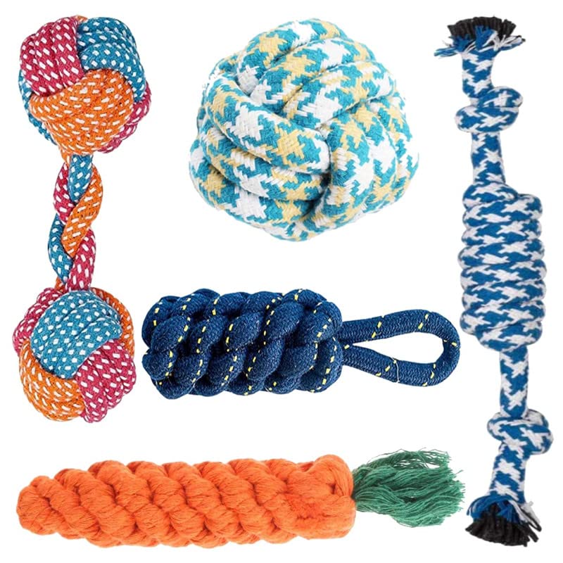Psk Dog Toys + Dog Chew Toys + Puppy Teething Toys + Rope Dog Toy + Dog Toys For Small To Medium Dog Toys + Dog Toy Pack + Tug T