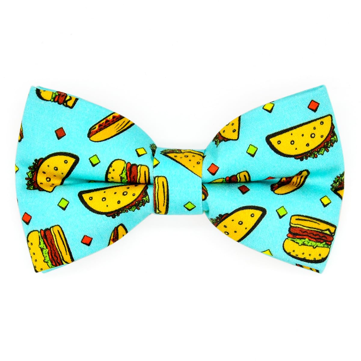 Taco Cat Collar Bow Tie Breakaway Collar, Wedding/Birthday Cat Accessories, Adjustable Bowtie, Removable Jingle Bell