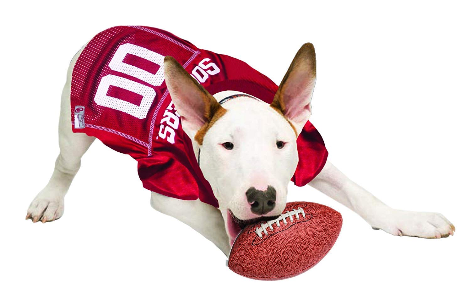 Pets First NCAA College Oklahoma Sooners Mesh Jersey for DOGS & CATS, Small.Licensed Dog Jersey with your Favorite Football/Bask