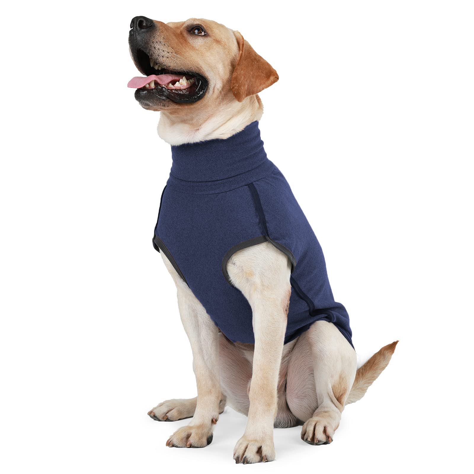 Dog Sweater Pullover Cold Weather Vest For Dogs Dog Sweatshirt & Jacket For Indoor And Outdoor Use (Small, Navy Blue)