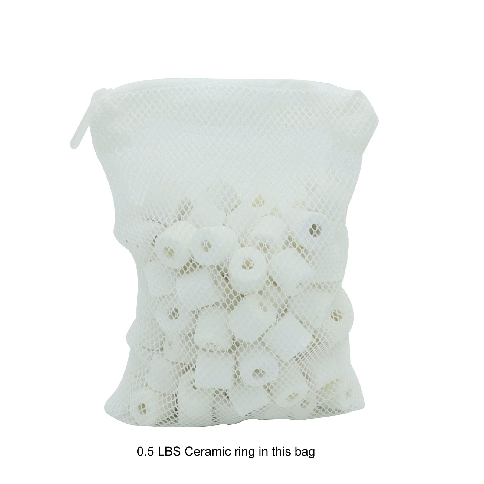 Alegi 10 Pcs Aquarium Filter Media Bags With Zipper, Mesh Reusable Bags For Aquarium Filter Media (6' X 4')