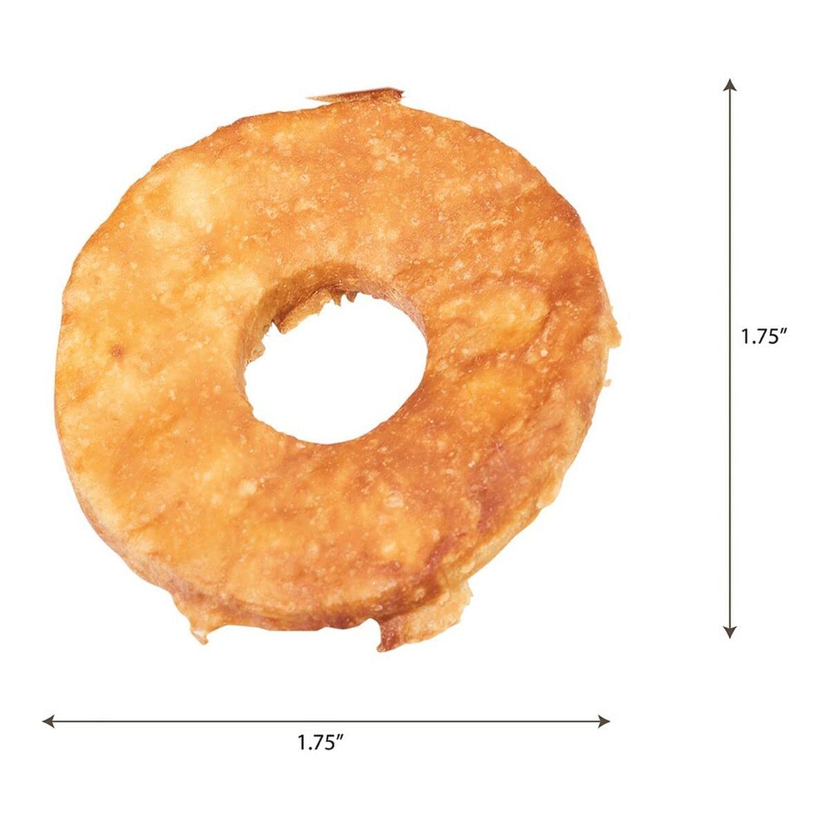 Fieldcrest Farms Nothin to Hide Rings and Bones Chicken Flavored Dog Chew, 2.4 oz., Count of 12