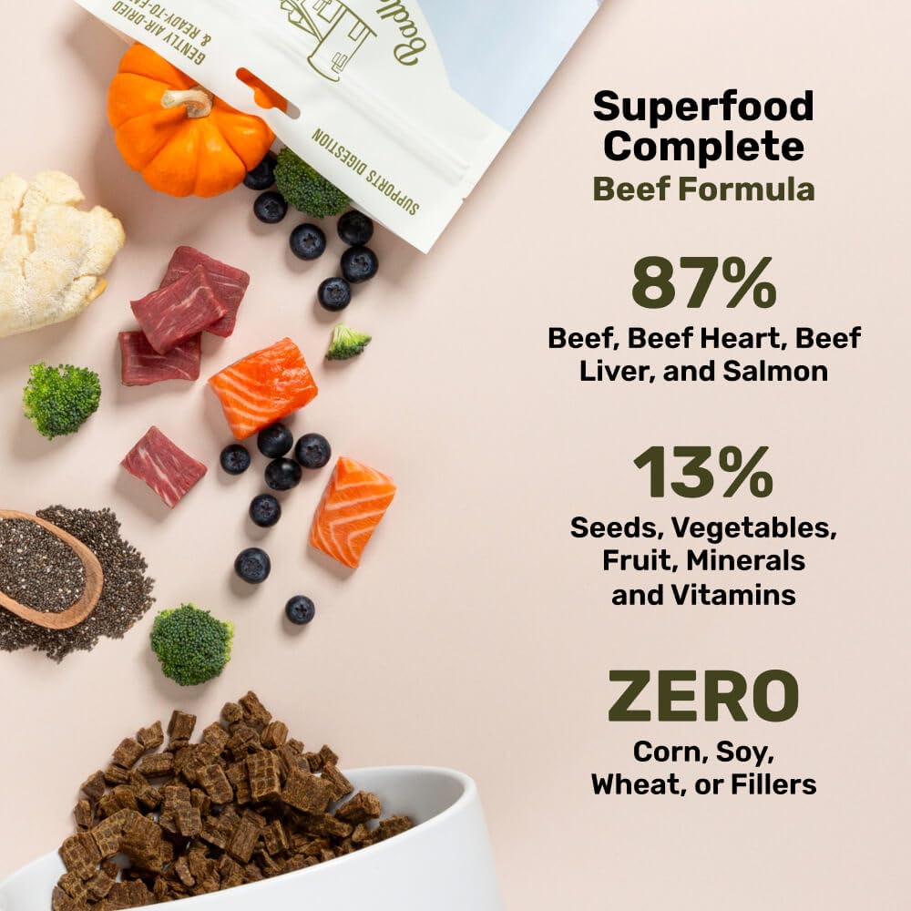 BADLANDS RANCH - Superfood Complete, Adult Dog Food, Air-Dried, High Protein, Zero Fillers, Superfood Nutrition by Katherine Hei