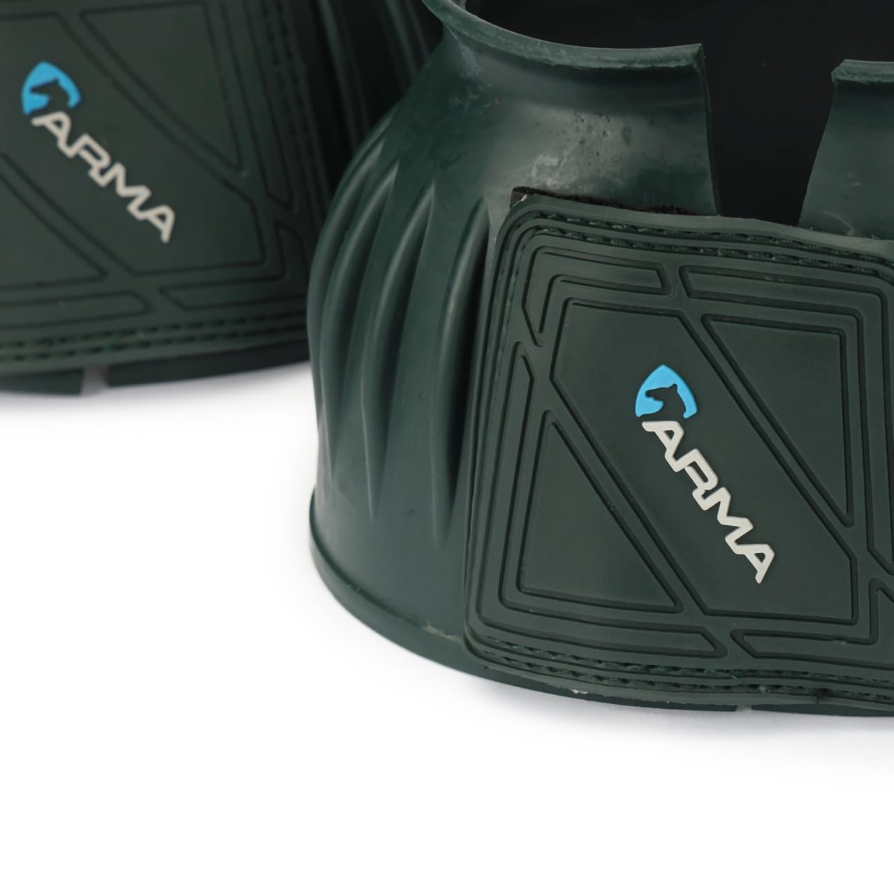 Shires Equestrian Equine Horse Arma Overreach X-Full Green Bell Boots