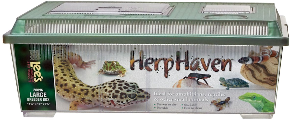 Lee'S Herp Haven Breeder Box, Large (Lid Color Varies)