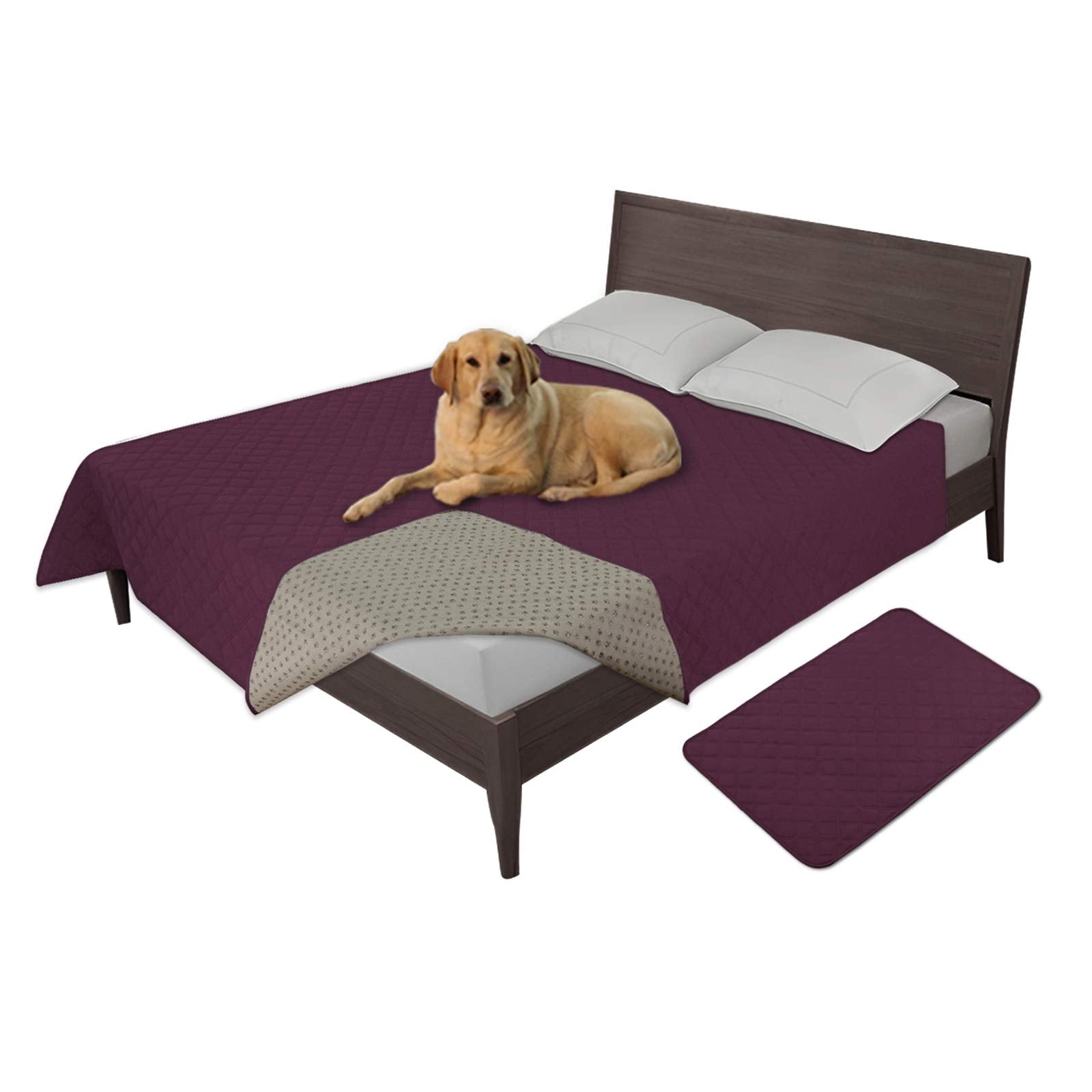 Easy-Going 100% Waterproof Dog Bed Cover, Non-Slip Pet Blanket For Furniture, Washable Couch Cover, Repleasement Sofa Cover (68X