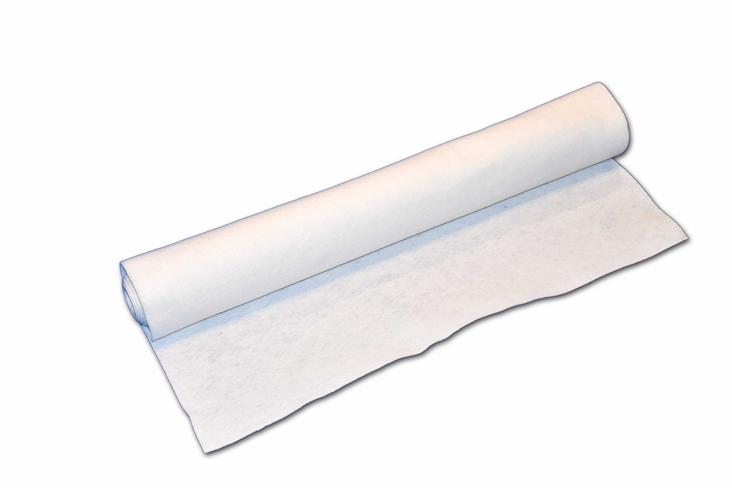 The Filter Pro Felt Filter Media, 100 Micron, 33'' X 120'' Roll, Perfect For Aquariums, Ponds Or Water Gardens, Made In Usa