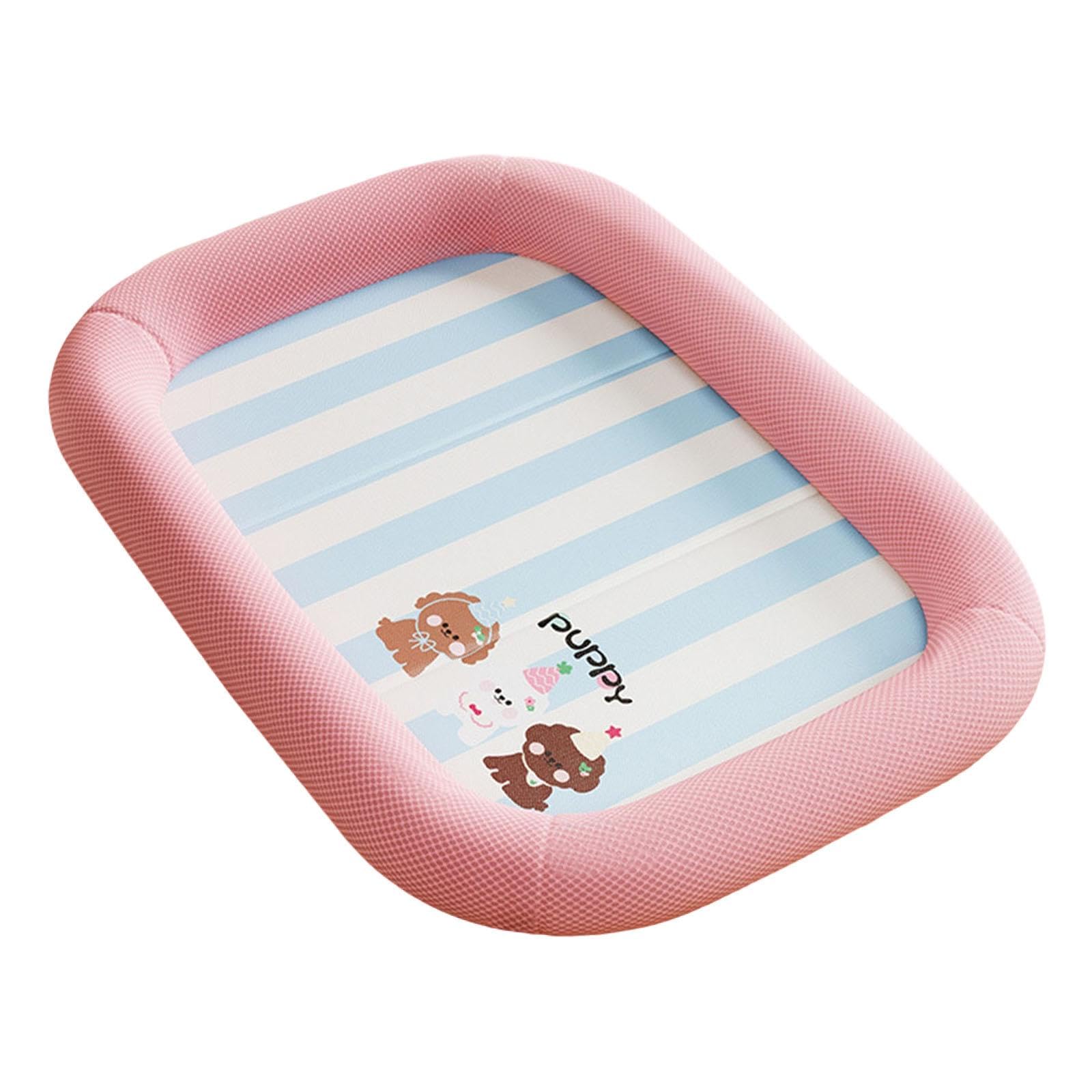 SHOPORA Pet Cooling Pad Playmat Breathable Puppy Kitten Nest for Cats and Small Dogs Pink XL | Pet Supplies | Dog Supplies | Bed