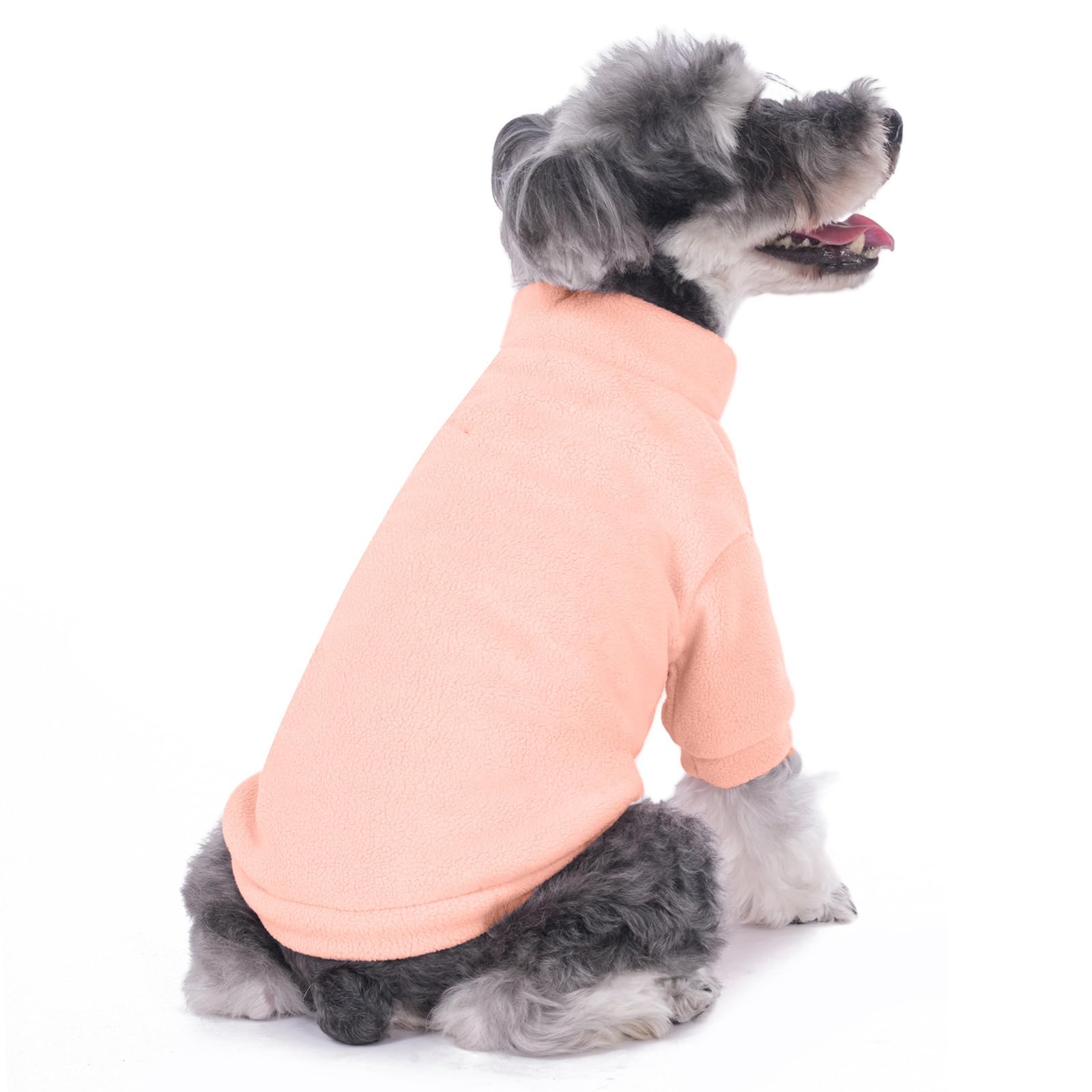 GYALAPERI Dog Sweater, 3 Pack Dog Sweaters for Small Dogs Girl Boy, Ultra Soft Warm Puppy Clothes Coat for Winter (Rose+Lt Pink+