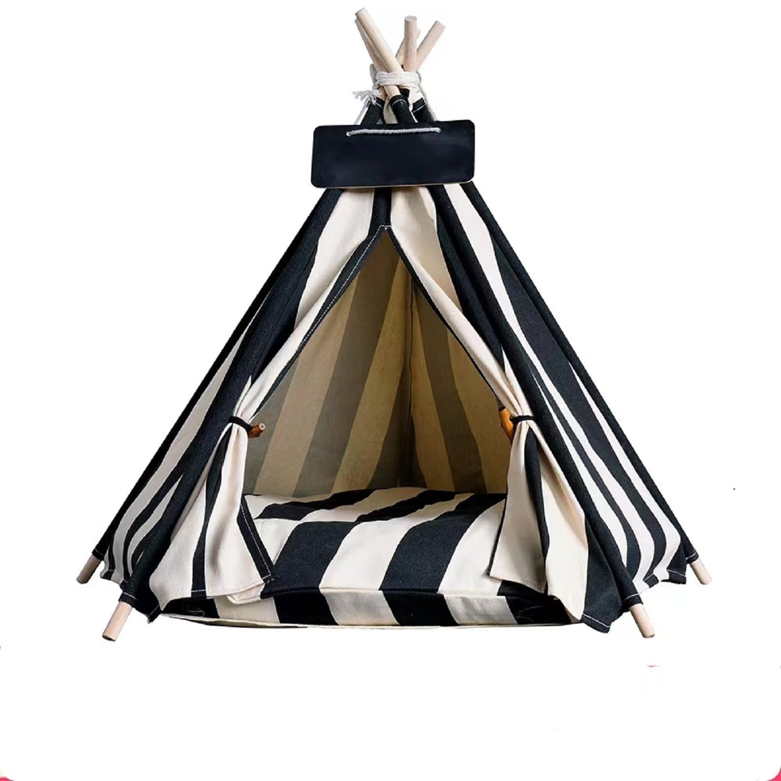 Dog Bed Tent,Portable Pet Tent for Cats or Small Dogs,Removable & Washable,Indoor Dog House with Thick Cushion,Cat Tents for Ind