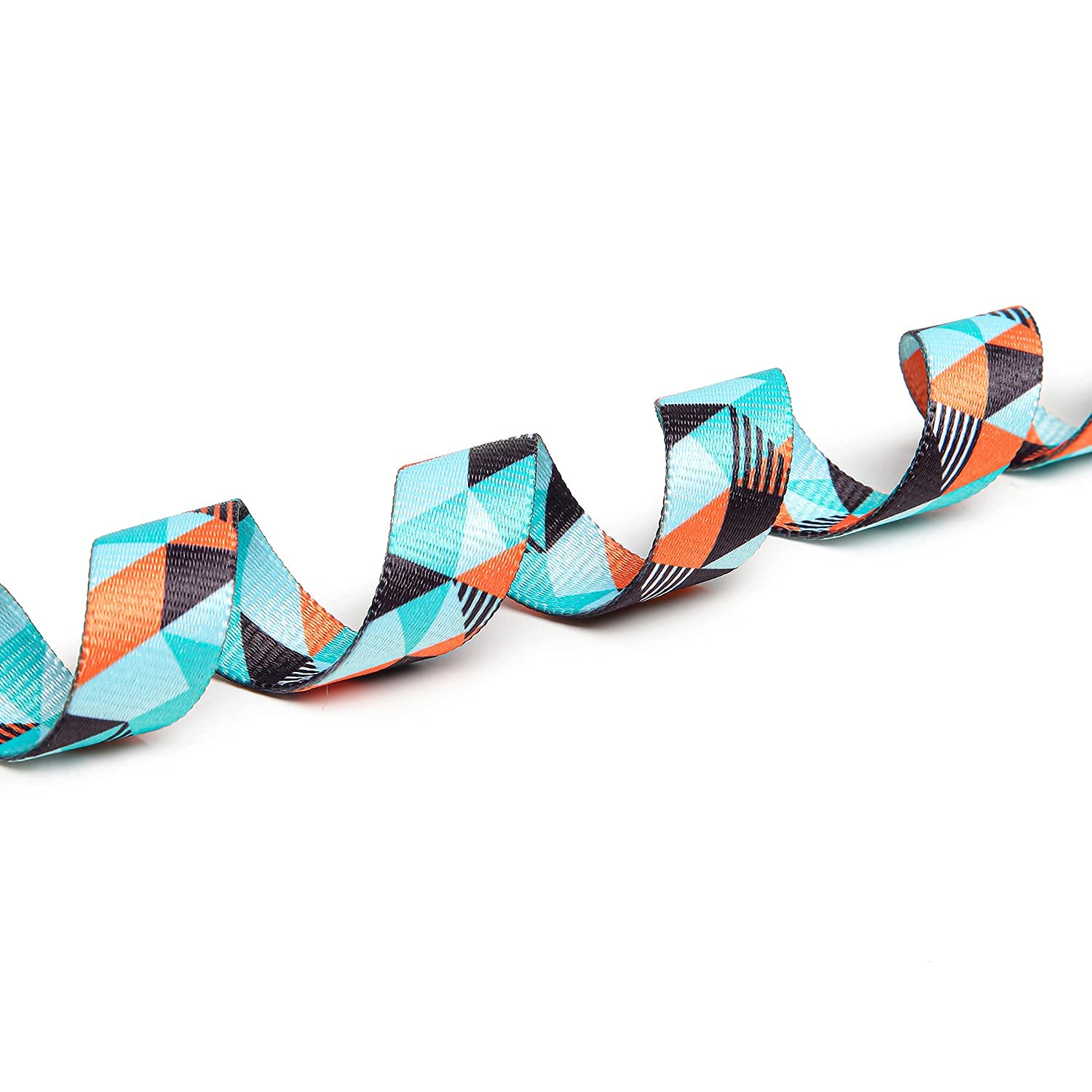 Suredoo Adjustable Dog Collar With Patterns, Ultra Comfy Soft Nylon Breathable Pet Collar For Small Medium Large Dogs (L, Geometry)