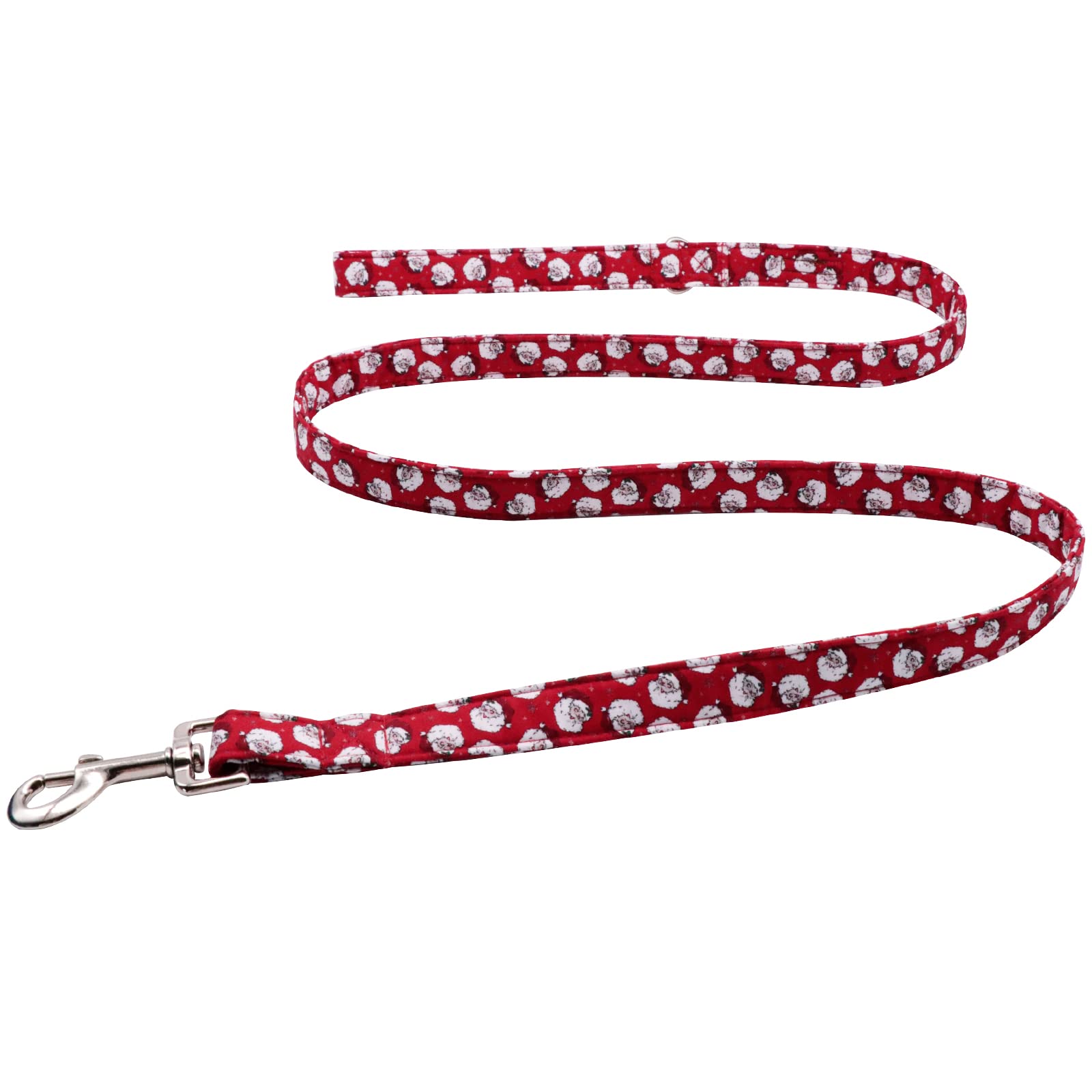 Lionet Paws Christmas Dog Leash And Matching Collar For Small, Medium, Large Dogs