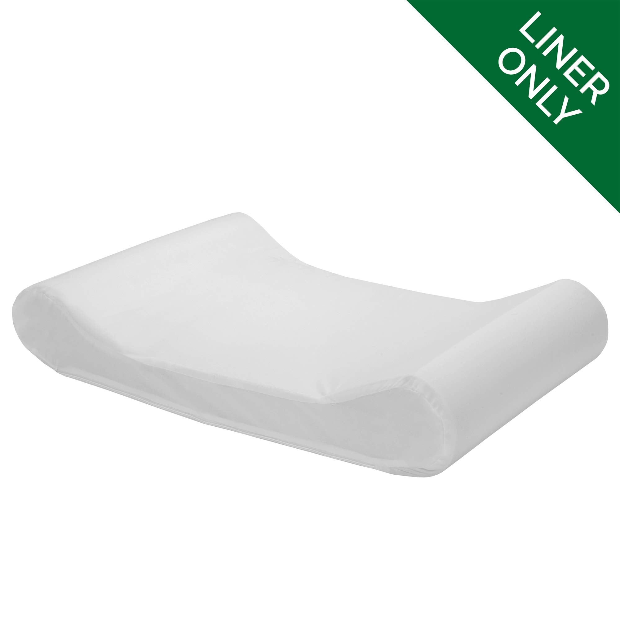 Furhaven Dog Bed Liner - Water-Resistant Foam Mattress Protector Cover, Medium 30"L x 20"W x 0.3"Th, White, Model LNR-313160