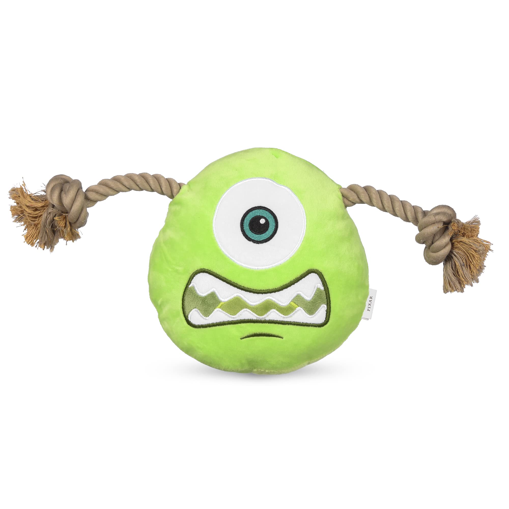 Disney For Pets Disney And Pixar'S Monsters, Inc. Mike 9'' Rope Head Toy For Dogs | Mike Dog Toy | Monsters Inc Movie Toys For A