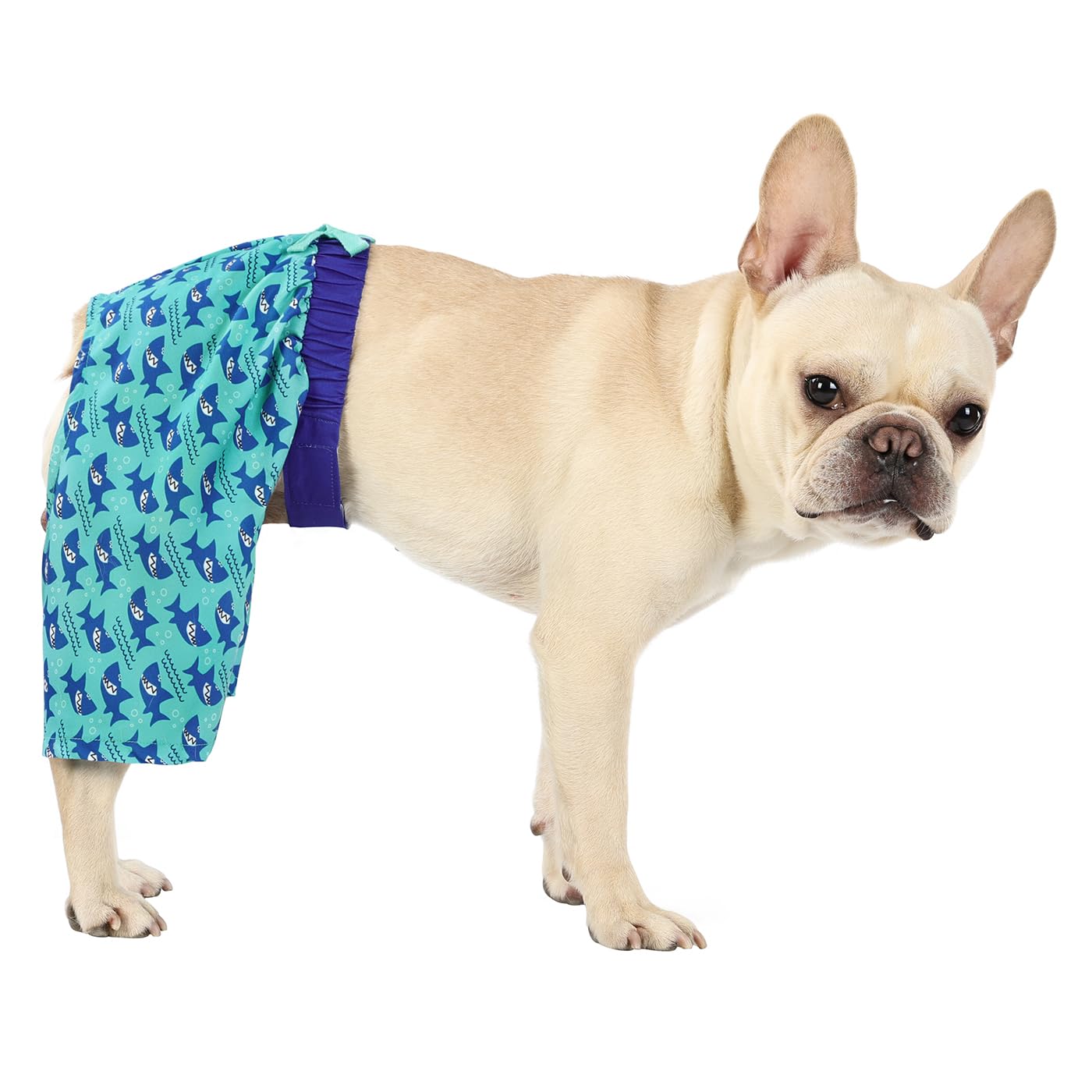 Hde Dog Swim Trunks Hawaiian Board Shorts Beach Pool Swimsuit For Xs To Xxl Dogs Sharks - Xs