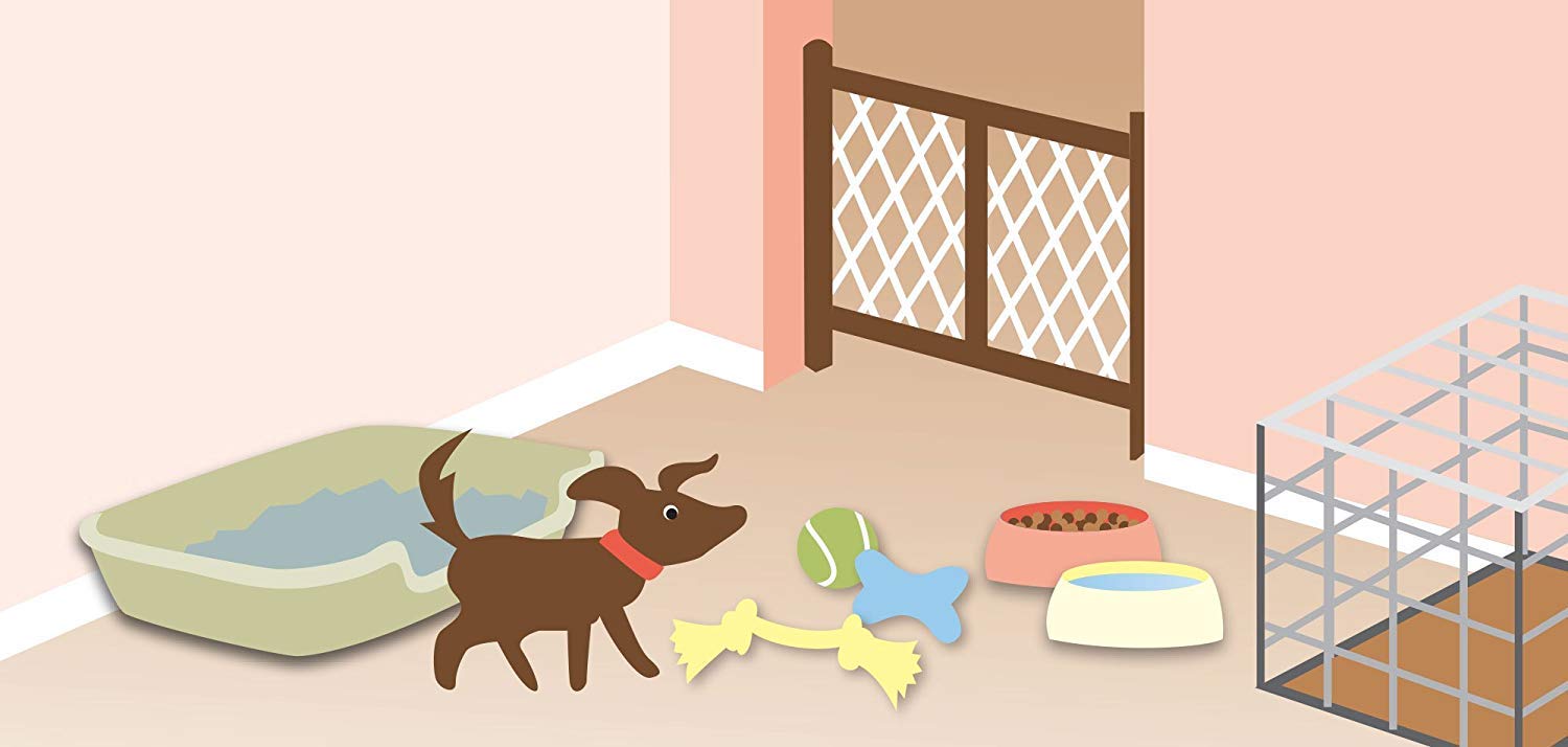 Puppygohere Dog Litter Box, Large Size, Blacksmithe Black, Durable & Pet Safe Puppy Litter Box, Indoor Open Top Entry Dog Litter Pan, Comfortable For Dogs, Great For Dogs Up To 20 Lbs