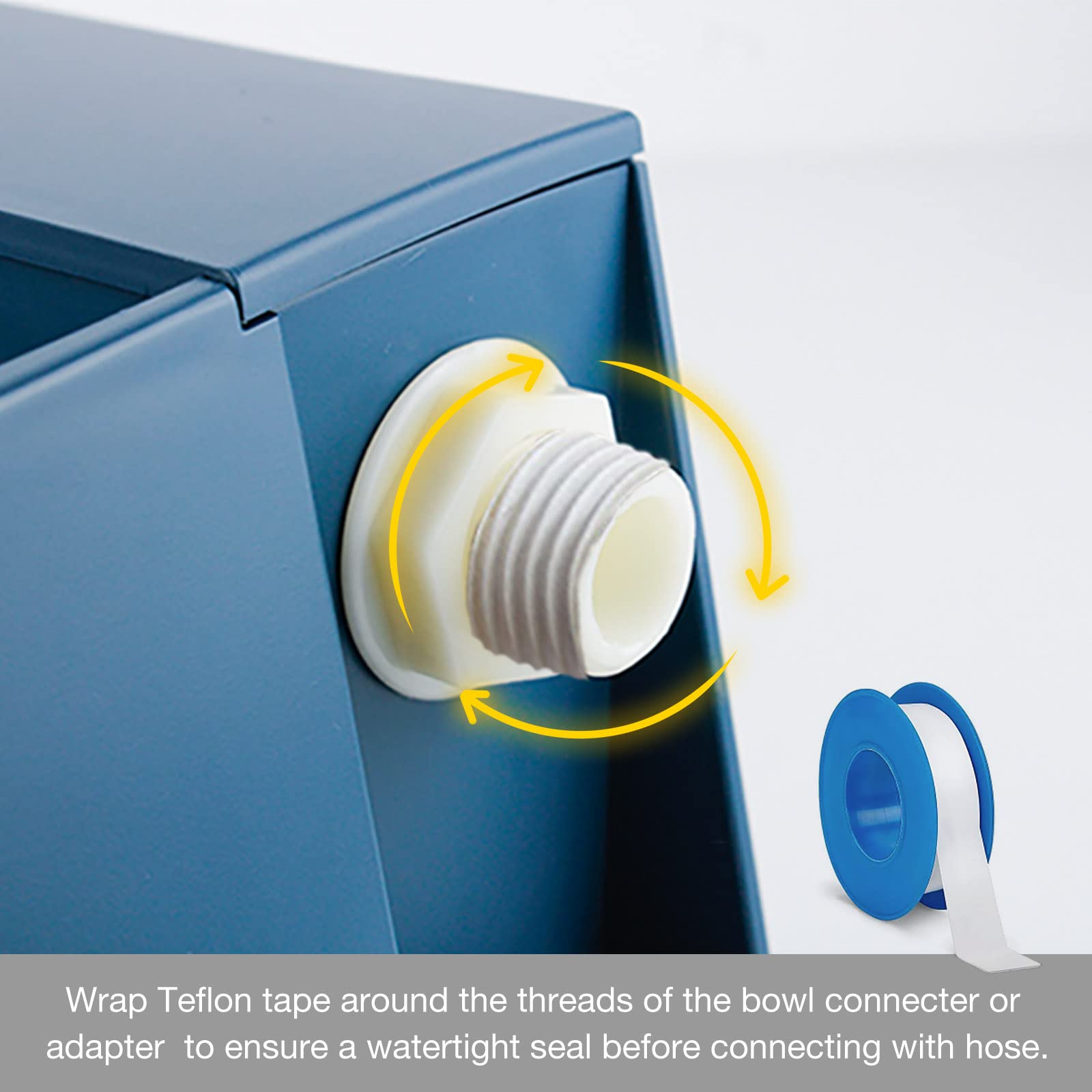 Namsan Automatic Water Dispenser For Dogs, Auto Fill Water Bowl For Cats Rabbits Chicken, Float Valve Water Feeder Outdoor Livestock, Self Filling Water Trough Dog Waterer, Self-Assembly