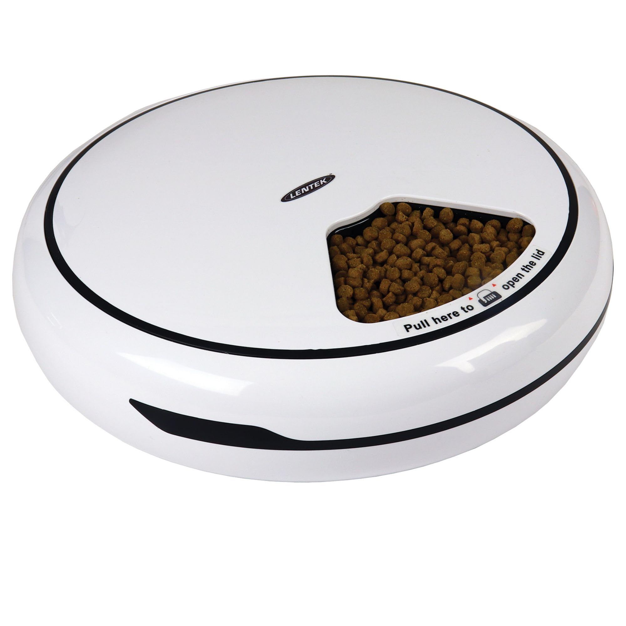 Lentek Automatic Pet Feeder - Auto Feeding Dispenser for Cat & Dogs, Set Time Dry Multiple Feeding, Alimentador Control, Program