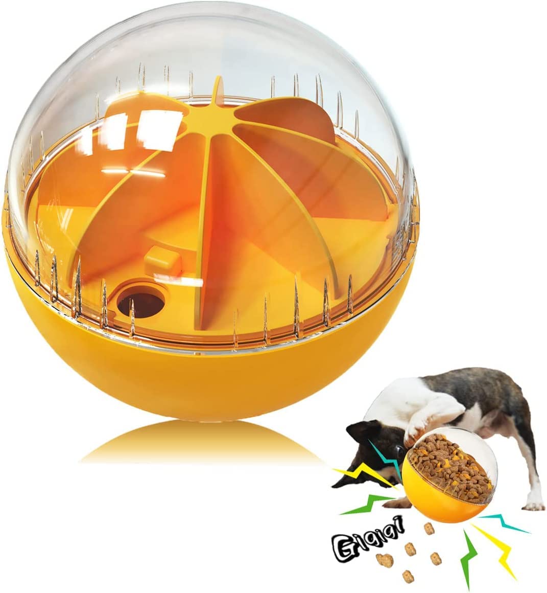 Jokepy Treat Dispensing Dog Toys - Puzzle & Slow Feeder Ball for Large, Medium & Small Dogs, Mentally Stimulating Enrichment Toy
