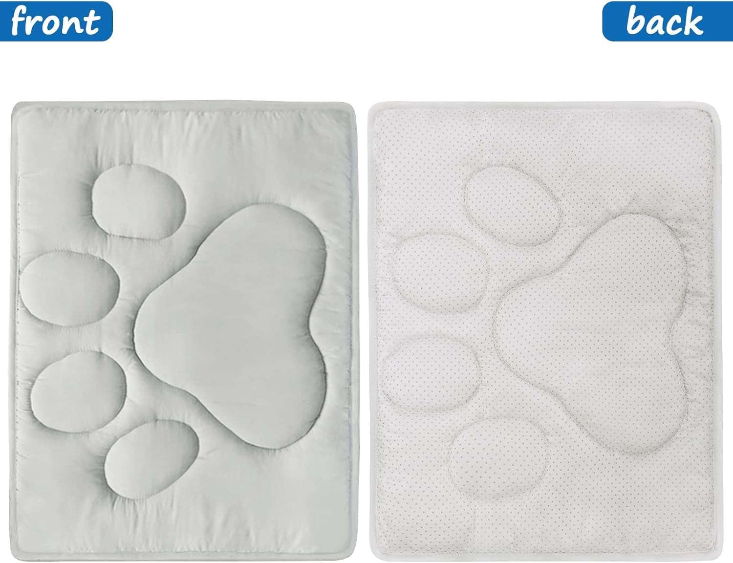 Dog Mat For Crate, Dog Bed Mat With Anti-Slip Bottom 23''X 36'', Warm Pet Bed Mat, Machine Washable Pet Mattress For Pet Sleepin