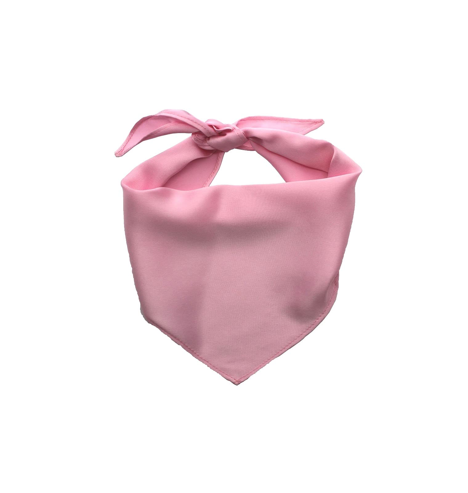 Eechicspace 1 Pack Pink Dog Plain Bandana For Medium Large Dogs