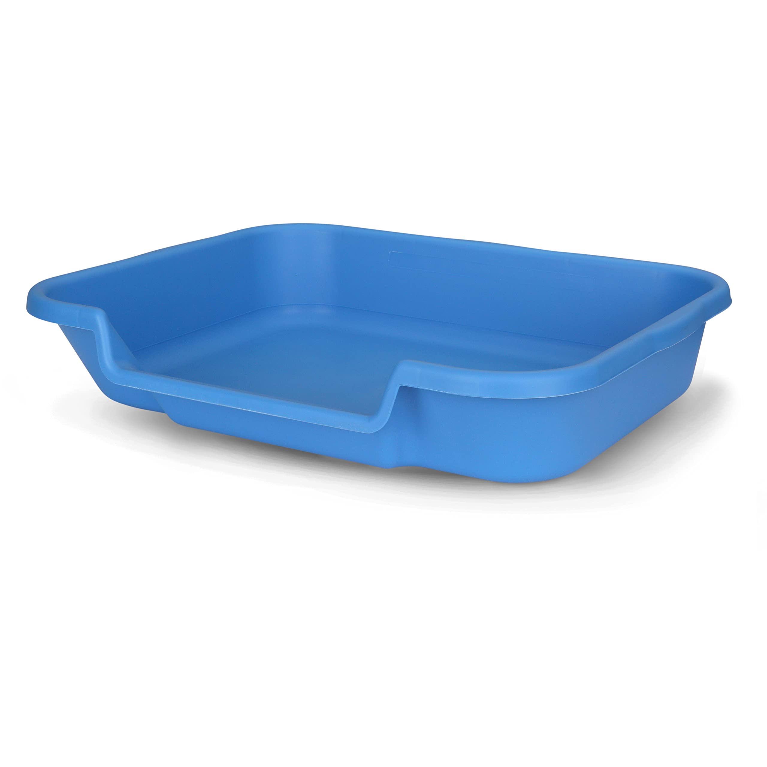 Puppygohere Dog Litter Box, Blue Color, Large Size, Durable & Pet Safe Puppy Litter Box, Indoor Open Top Entry Dog Litter Pan, Comfortable For Dogs, Great For Dogs Up To 20 Lbs