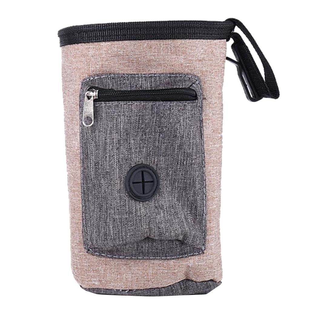 HEAVENGLOW Small Pet Dog Snack Waist Pouch Dog Food Snack Treat Training Pouch Brown | Treat Bags | Training & Obedience | Dog S
