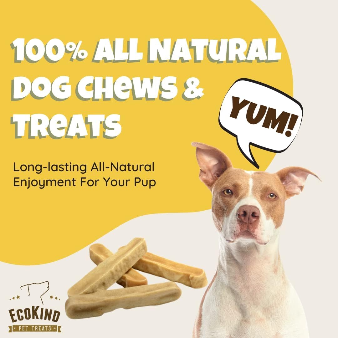 EcoKind Premium Gold Yak Cheese Himalayan Dog Chews, Healthy Dog Treats for Small Dogs, All Natural, High Protein Dog Chew, Chic