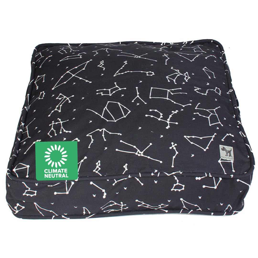 Molly Mutt Small Dog Bed Cover -Rocketman Print - Measures 22   X27   X5 - 100% Cotton - Durable - Breathable - Sustainable - Ma