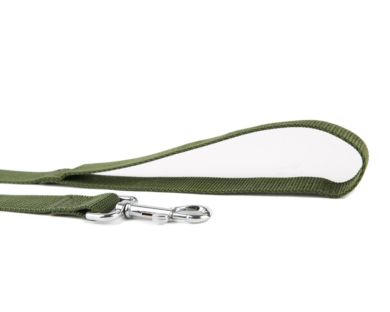 Strong Durable Nylon Dog Training Leash, Traction Rope, 4/5/6 Feet Long, 3/4 Inch 1 Inch Wide, For Small And Medium Dogs (1'' X 5 Ft, Green)