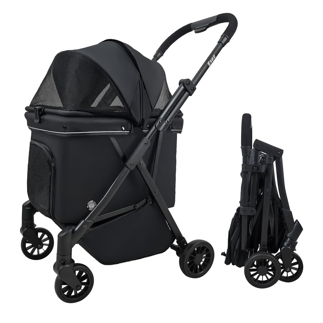 dog bassinet stroller Esez Pet Stroller For Small Dogs