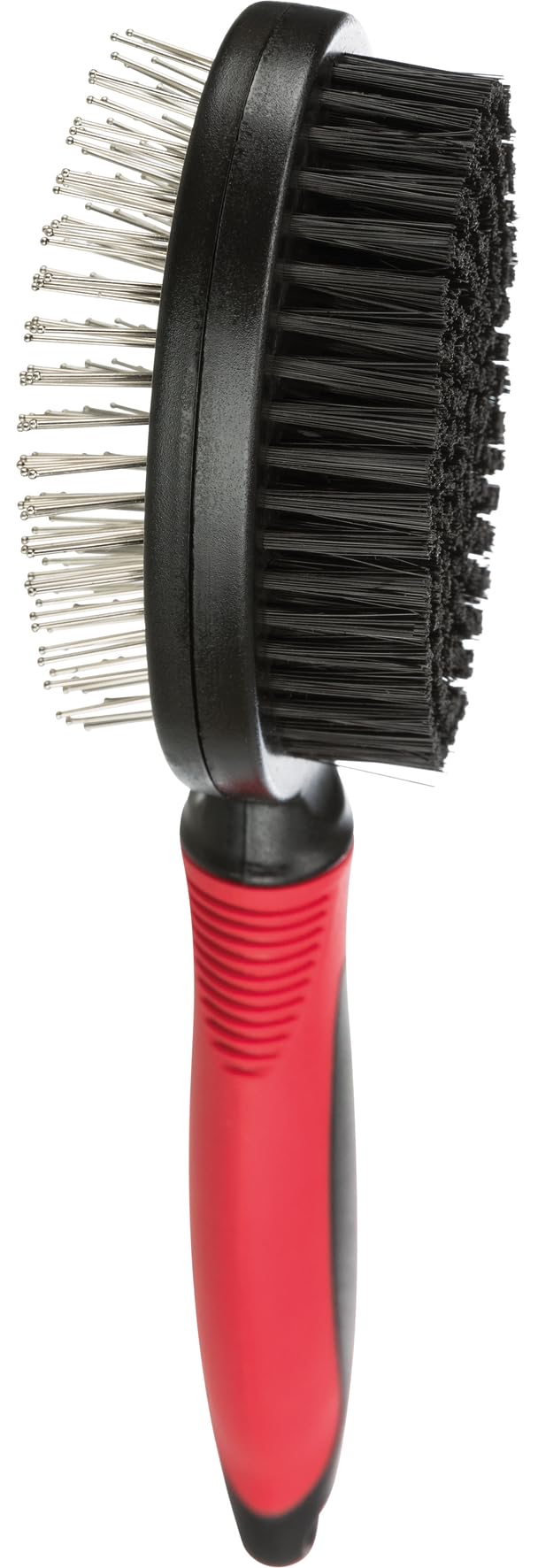 Trixie Dog Brush DoubleSided Pet Brush For Grooming And Massaging Dogs,Fur Detangling Pins And Coat Smoothing Slicker Plastic/N