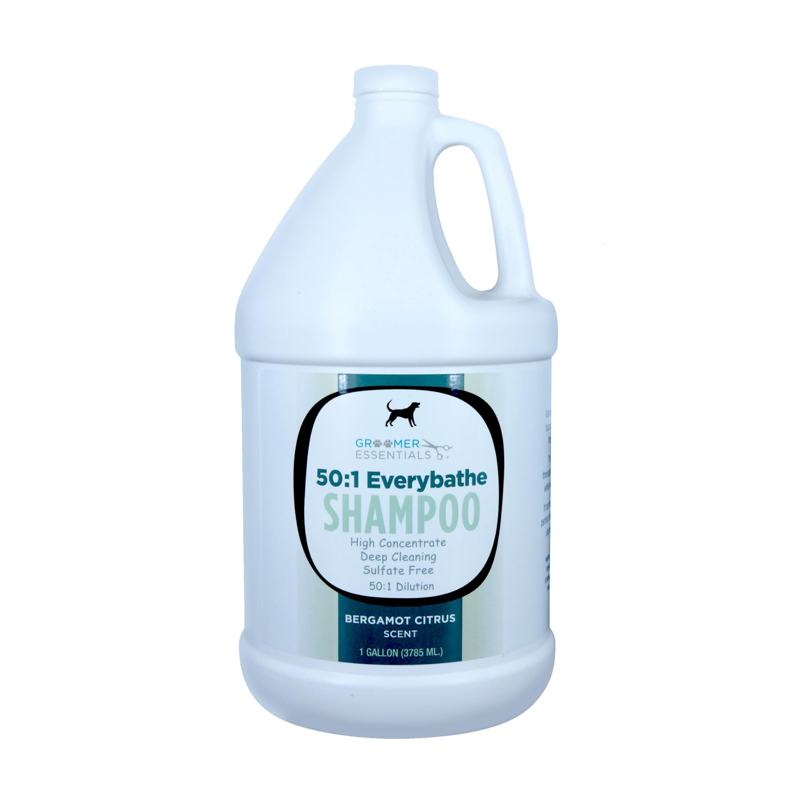 Groomer Essentials 50:1 Everybathe Shampoo - 1 Gallon - Can Be Diluted Up To 50:1 - Can Be Used On Dogs Or Cats 12 Weeks Or Olde